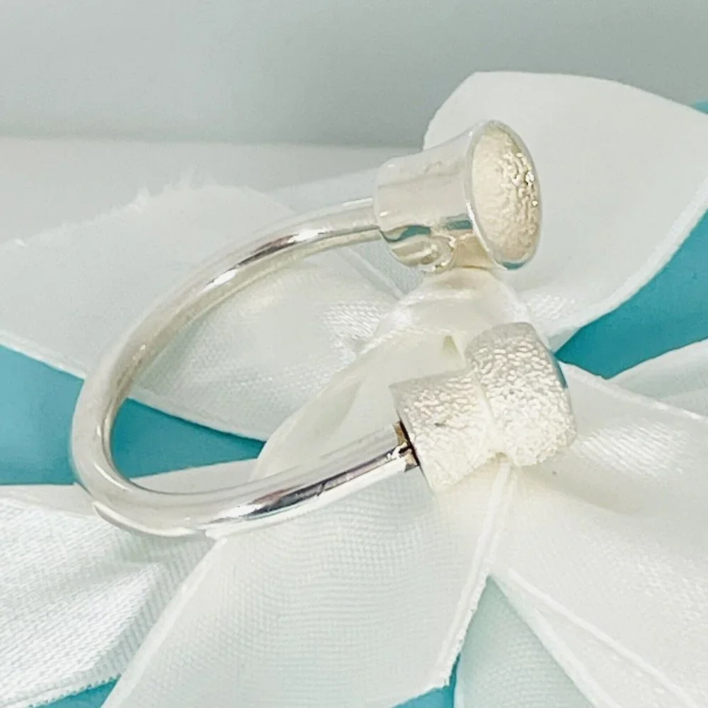 Tiffany & Co Champagne Wine Bucket Cork Sommelier Waiter Key Ring Chain